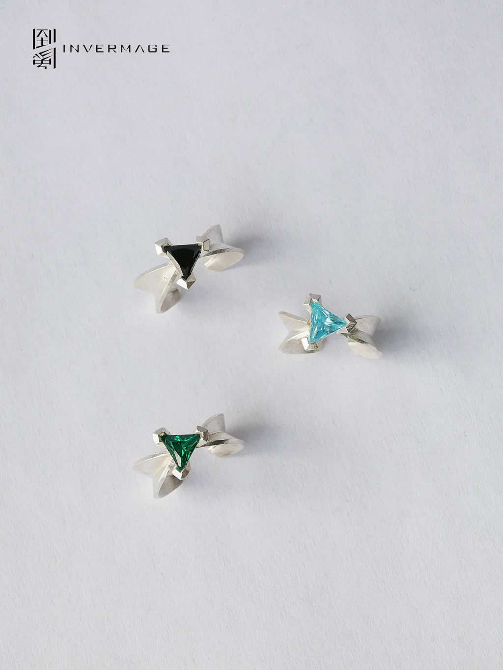 Orbital Cross Spotlight Ear Cuff by INVERMAGE, product view 4