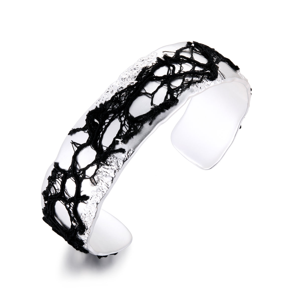 Patched Tenderness Lace Bangle by Luna-mi, product view 1
