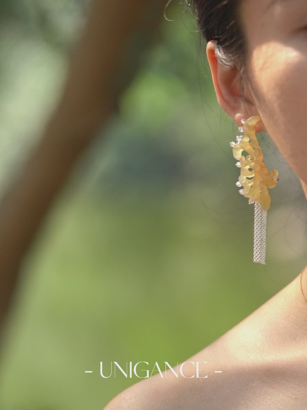 Honeysuckle Pearl Drop Earrings