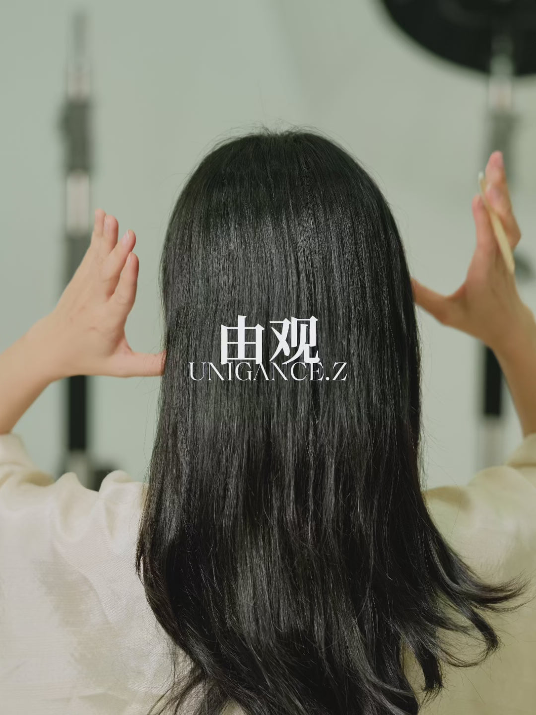 Handcrafted pearl hairpin with a single crimson accent, inspired by subtle color contrast in nature, carved using traditional techniques and reimagined as a minimalist, elegant contemporary hair ornament.