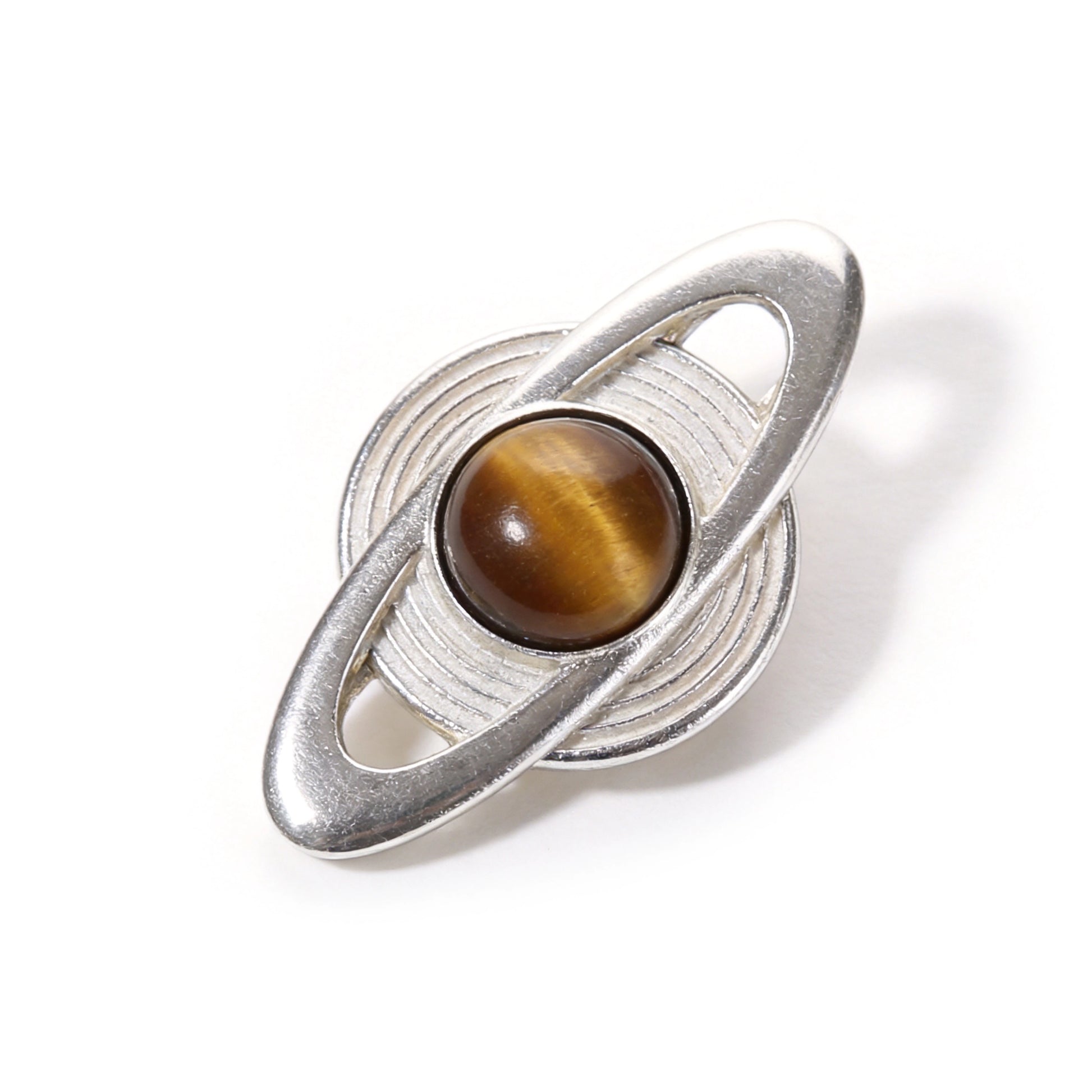 Saturn Planet Brooch by INVERMAGE, product view 1