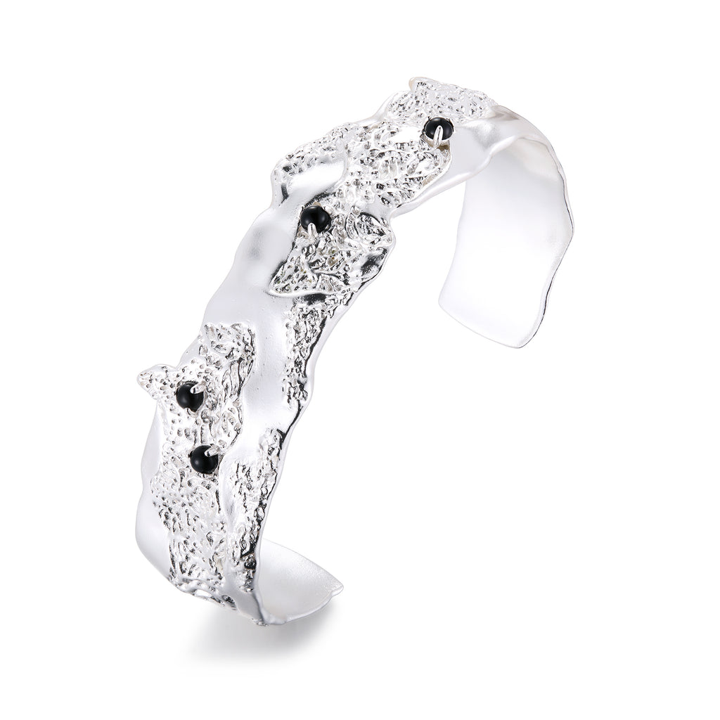 Solid Lace Cuff Bangle by Luna-mi, product view 1