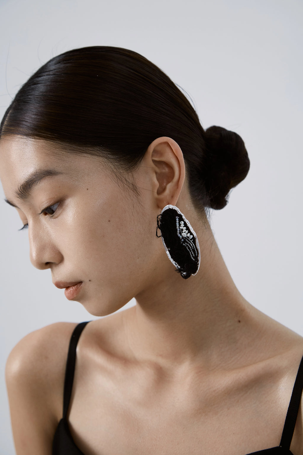 Tenderness Statement Stud Earrings by Luna-mi, product view 4