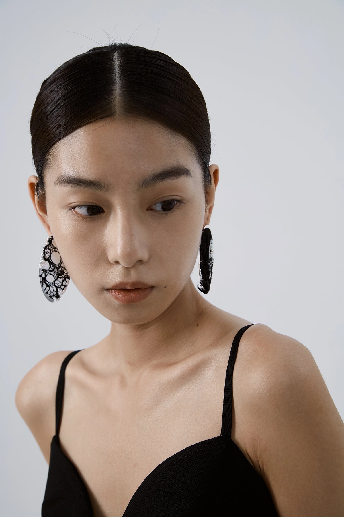 Tenderness Statement Stud Earrings by Luna-mi, product view 5