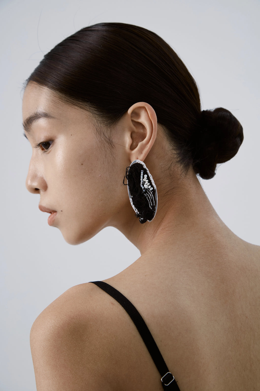 Tenderness Statement Stud Earrings by Luna-mi, product view 6
