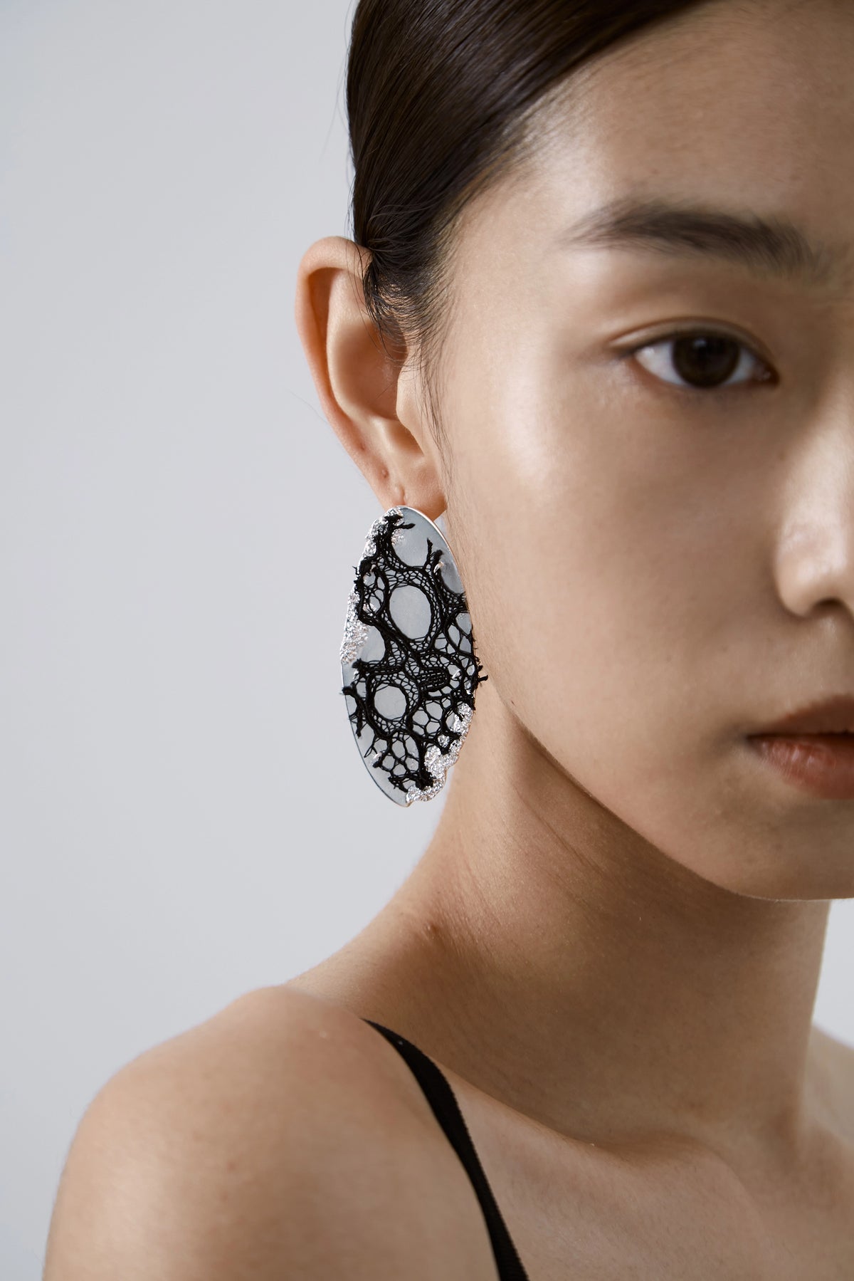 Tenderness Statement Stud Earrings by Luna-mi, product view 8