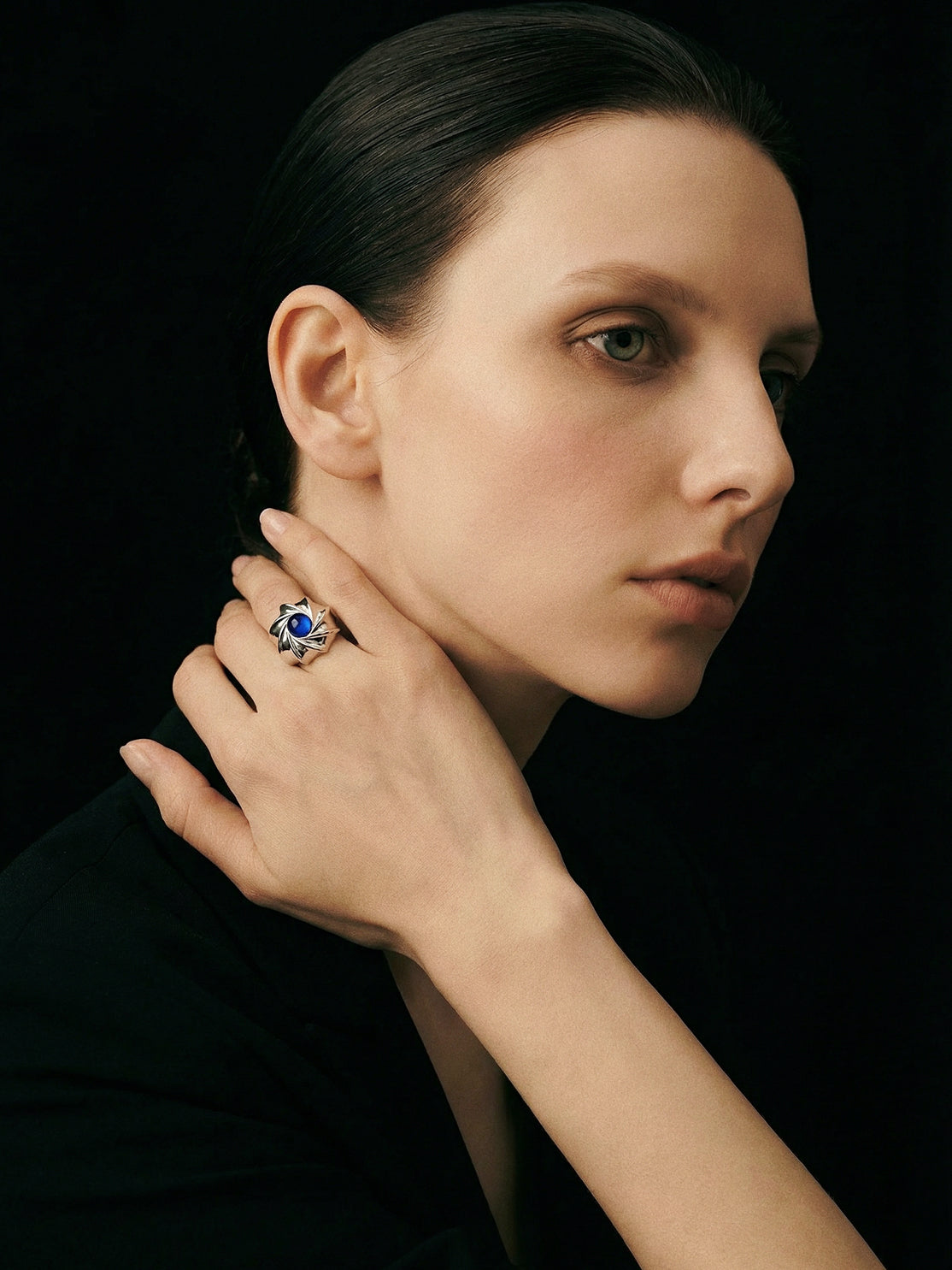 Vortex · Gold-plated Silver Ring by ARCHIGEM, product view 2
