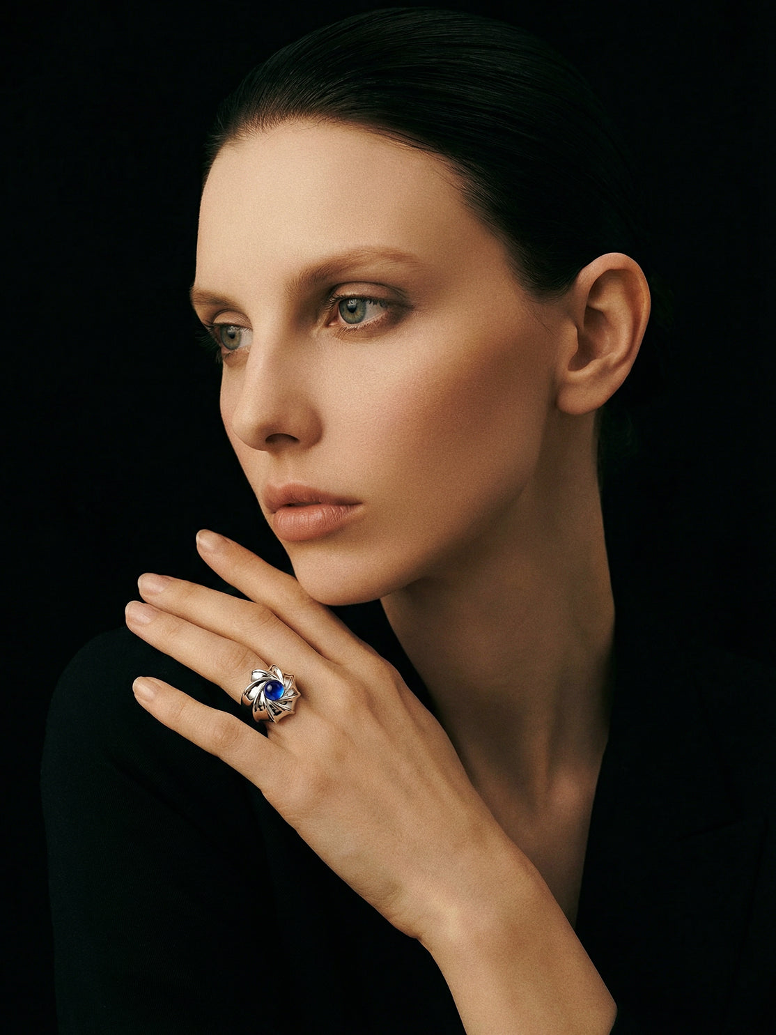 Vortex · Gold-plated Silver Ring by ARCHIGEM, product view 4