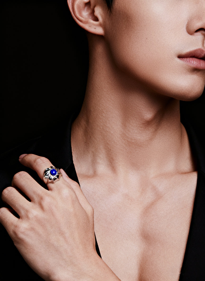Vortex · Gold-plated Silver Ring by ARCHIGEM, product view 6