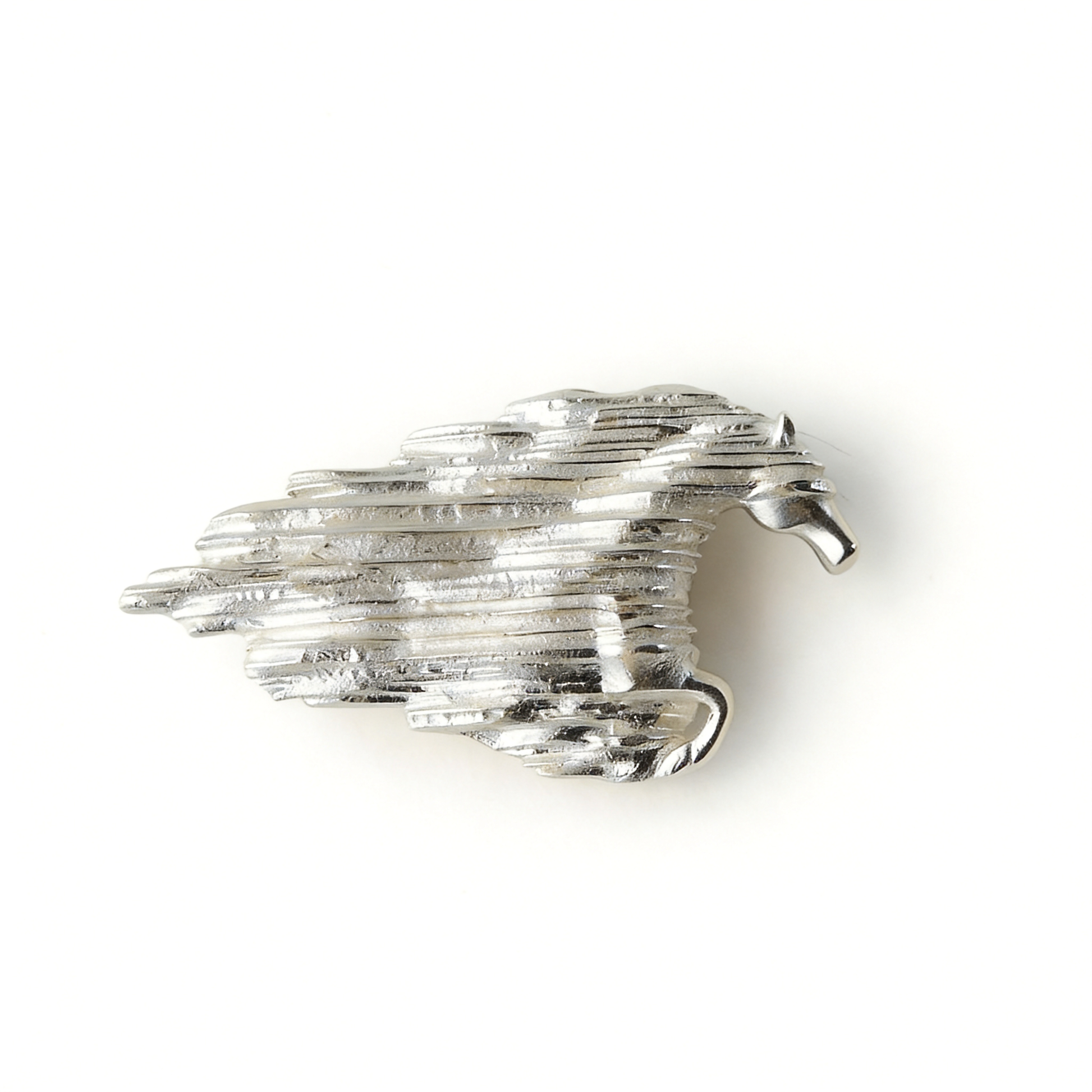 Wind Horse Brooch by INVERMAGE, product view 1