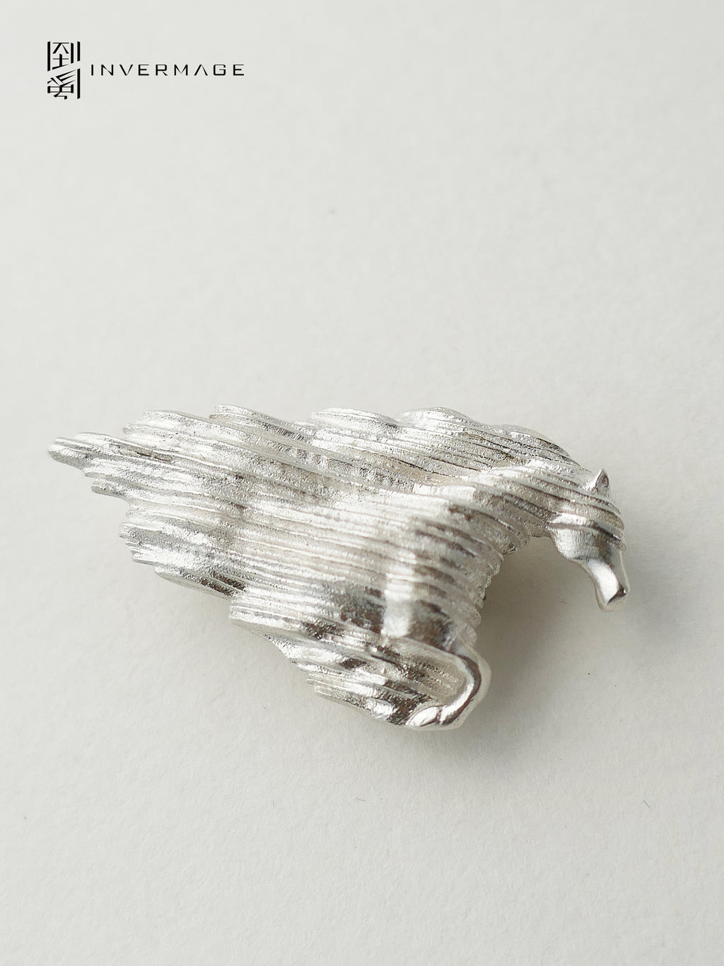 Wind Horse Brooch by INVERMAGE, product view 5